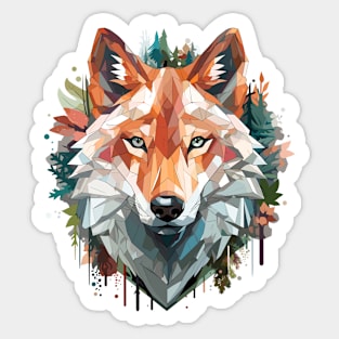 Alpha Wolf Animal World Wildlife Beauty Discovery Sticker